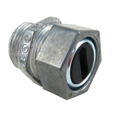 ABB Steel City UF202-1 Watertight Connector, 3/4 in, Zinc 90662